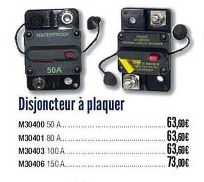 disjoncteur à plaquer