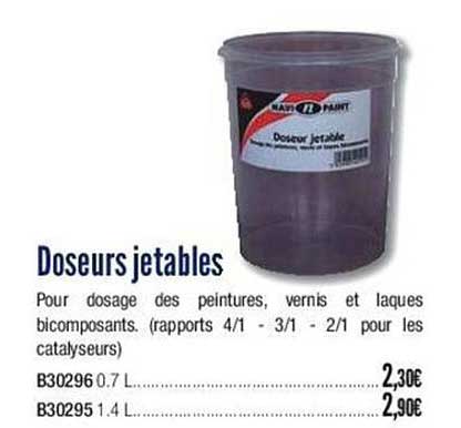 doseurs jetables