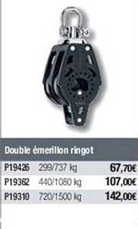 double  émerillon ringot