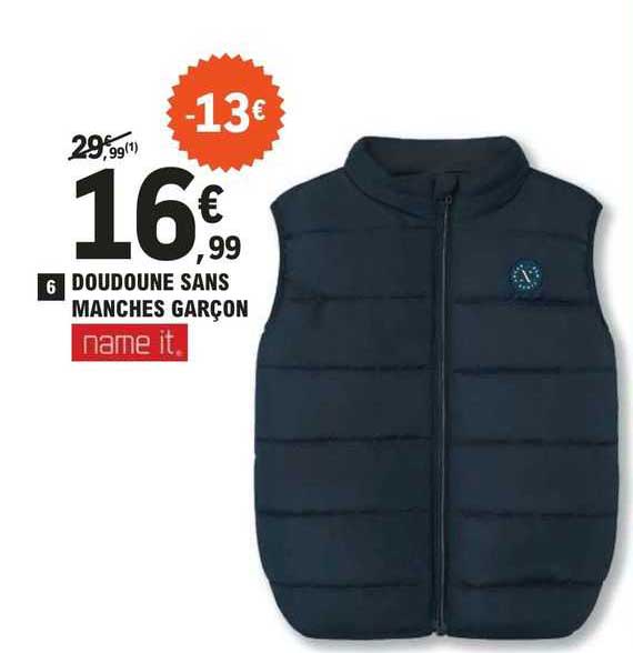 doudoune sans manches garçon
