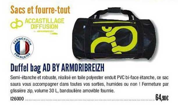 duffel bag ad by armoribreizh