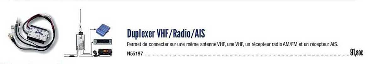 duplexer vhf / radio / ais