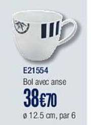 E21554 Bol Avec Anse
