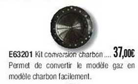 e63201 kit conversion charbon