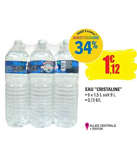 Eau "cristaline"