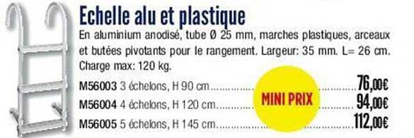 Echelle Alu Et Plastique