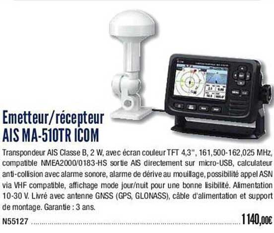 émetteur / récepteur ais ma-510tr icom