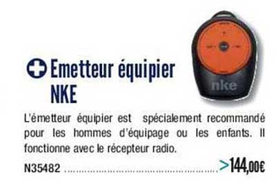 emetteur équipier nke