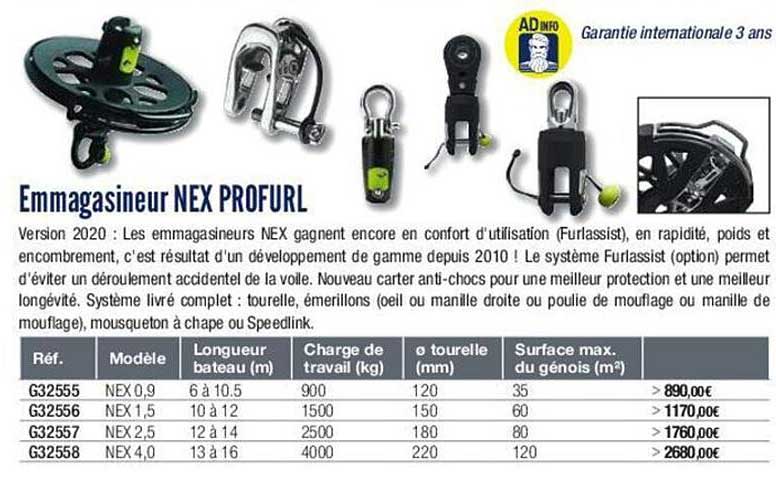 emmagasineur nex profurl