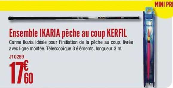ensemble ikaria pêche au coup kerfil