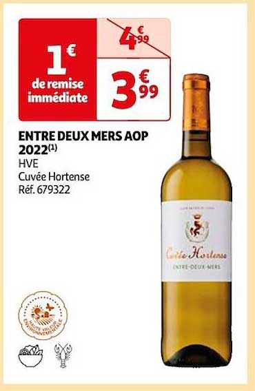 entre deux mers aop 2022 hve cuvée hortense