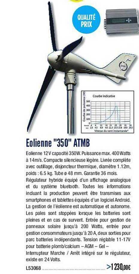 Eolienne "350" Atmb