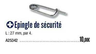 épingle de sécurité