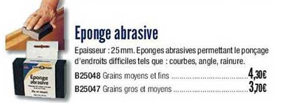 éponge abrasive