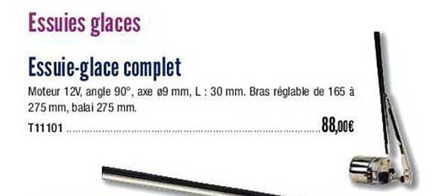 essuie-glace complet