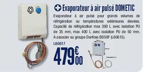 évaporateur à air pulsé dometic