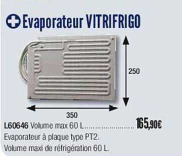 évaporateur vitrifrigo