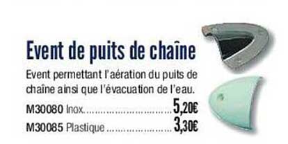 event de puits de chaîne