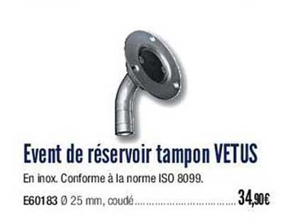 évent de réservoir tampon vetus