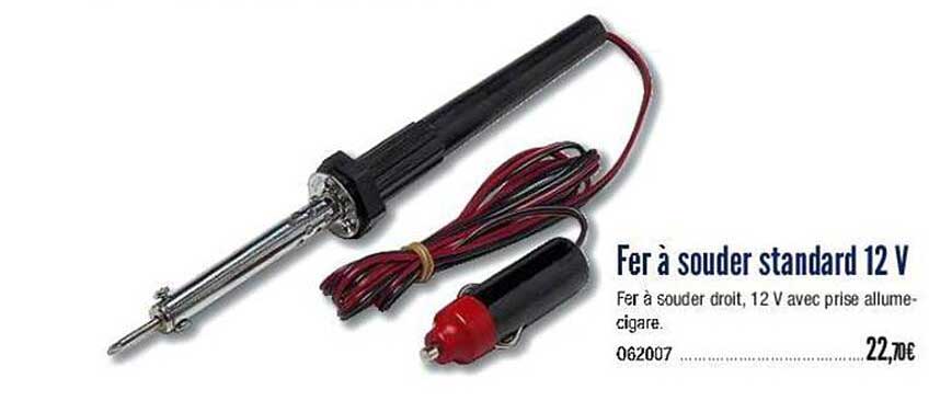 fer à souder standard 12v