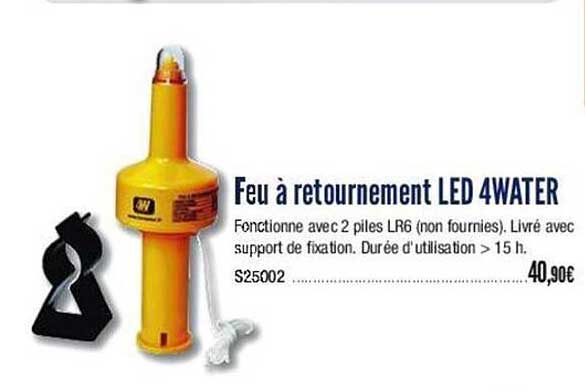 feu à retournement led 4water