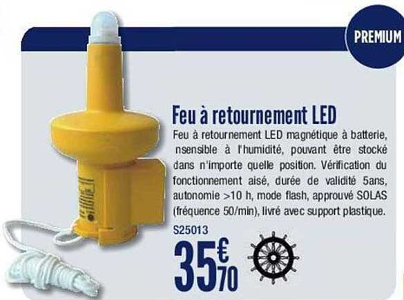feu à retournement led