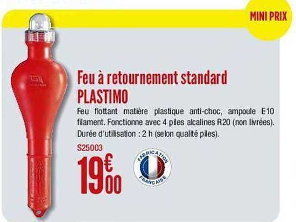 feu à retournement standard plastimo