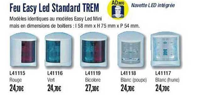 feu easy led stardard trem