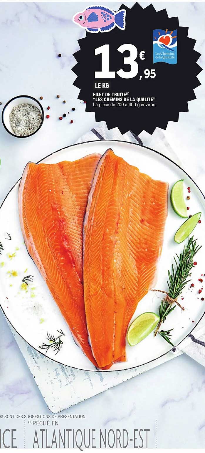 filet de truite "les chemins de la qualité"