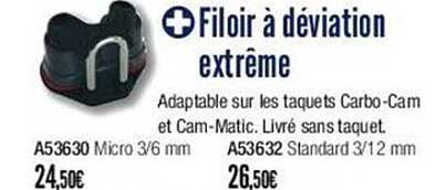 filoir à déviation extrême