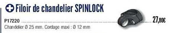 filoir de chandelier spinlock