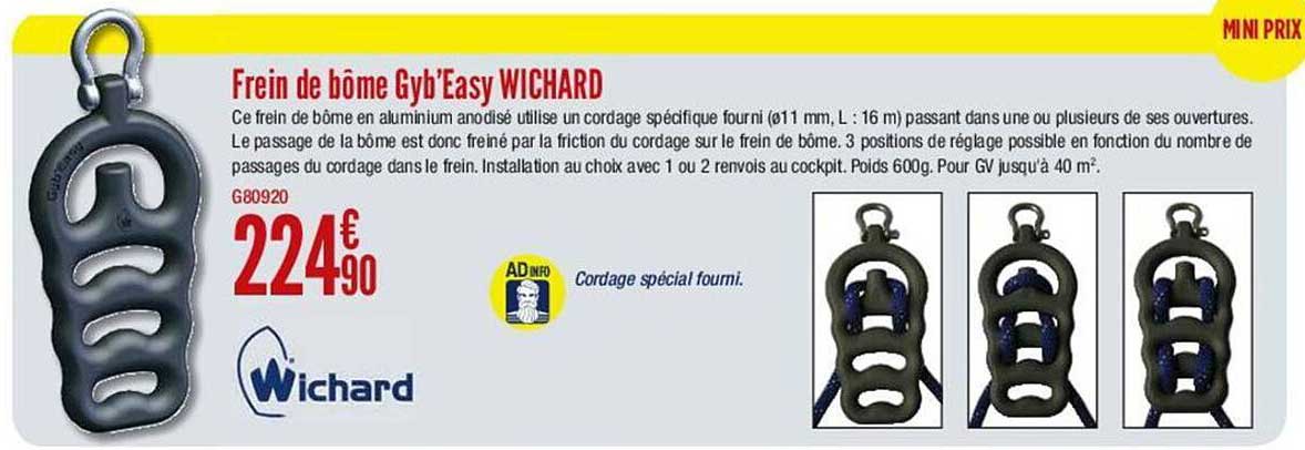 frein de bôme gyb'easy wichard