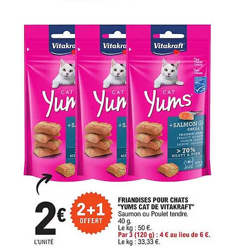 Friandises Pour Chats "yums Cat De Vitakraft"