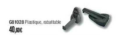 g81028 plastique, rabattable