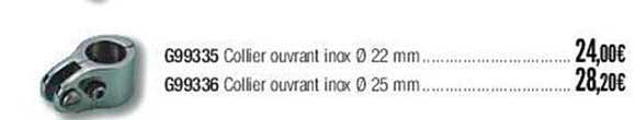 g99335 collier ouvrant inox g99336 collier ouvrant inox