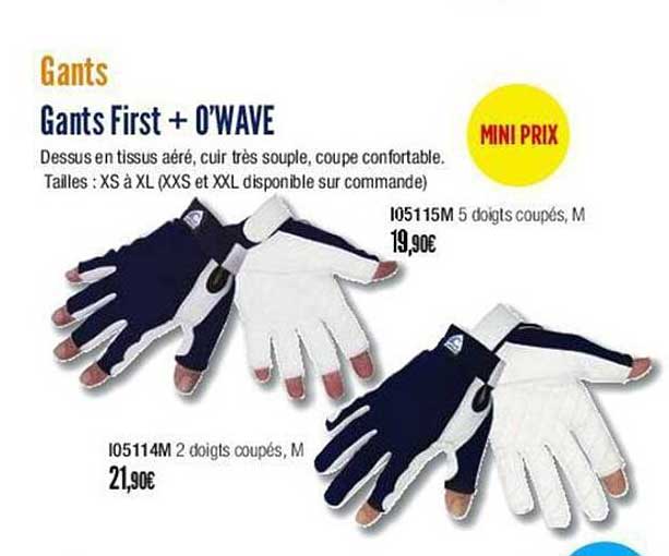gants first + o'wave