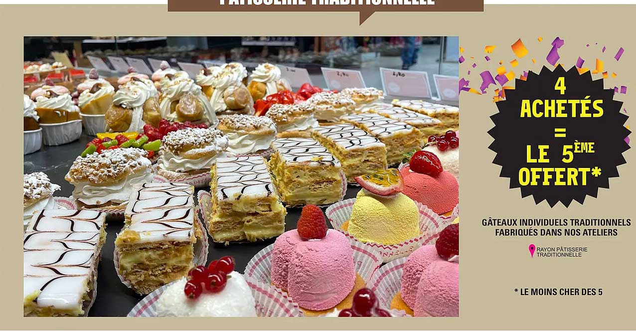 gâteaux individuels traditionnels