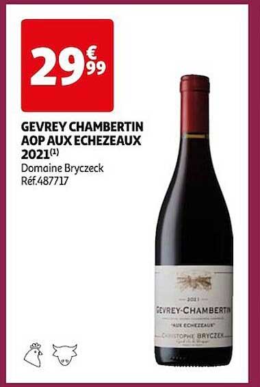 gevrey chambertin aop aux echezeaux 2021 domaine bryckzeck