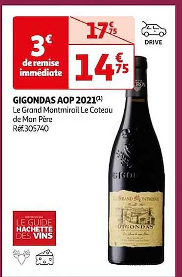 gigondas aop 2021 le grand montmirail le côteau de mon père