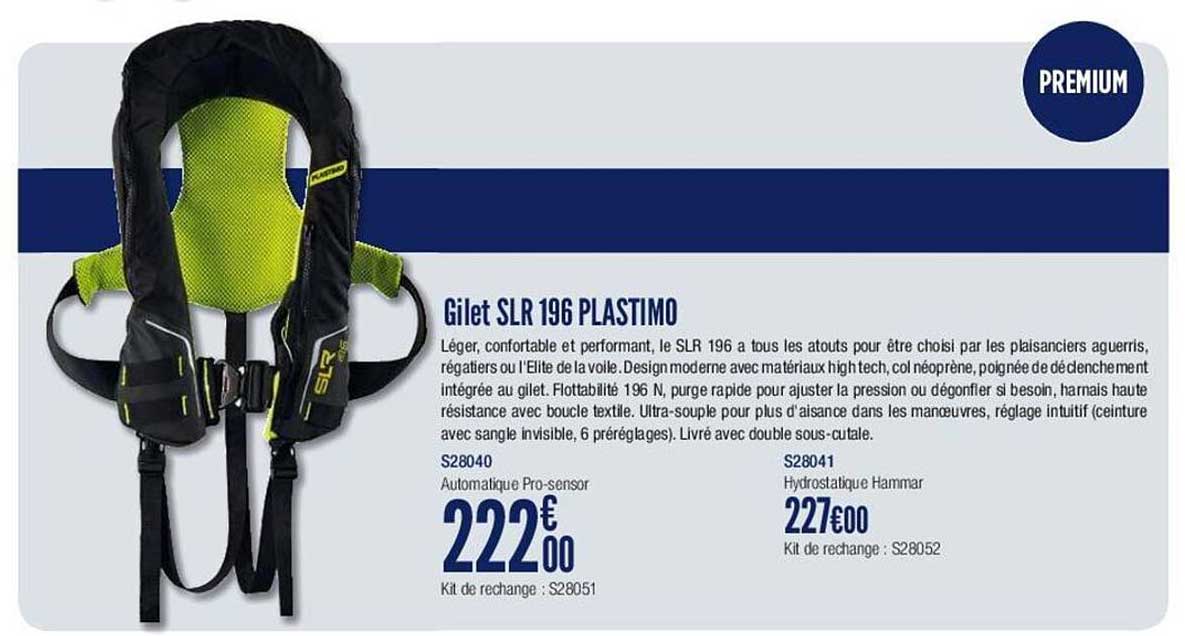 gilet slr 196 plastimo