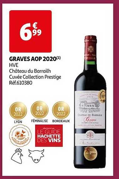 graves aop 2020 hve château du barrailh cuvée collection prestige