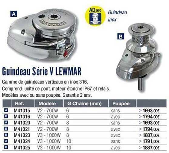 guindeau série v lewmar