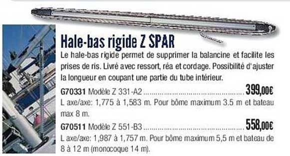 hale-bas rigide z spar