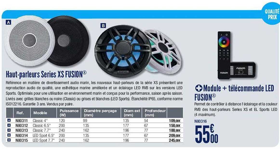 haut-parleur series xs fusion