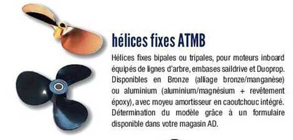 hélices fixes atmb