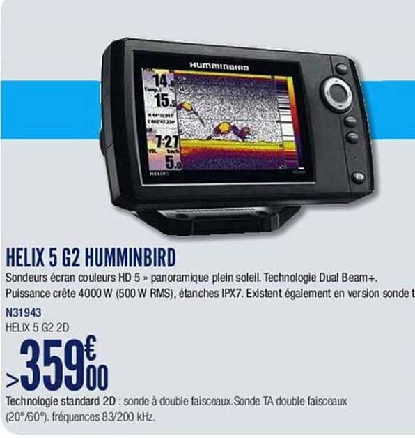 helix 5 g2 humminbird
