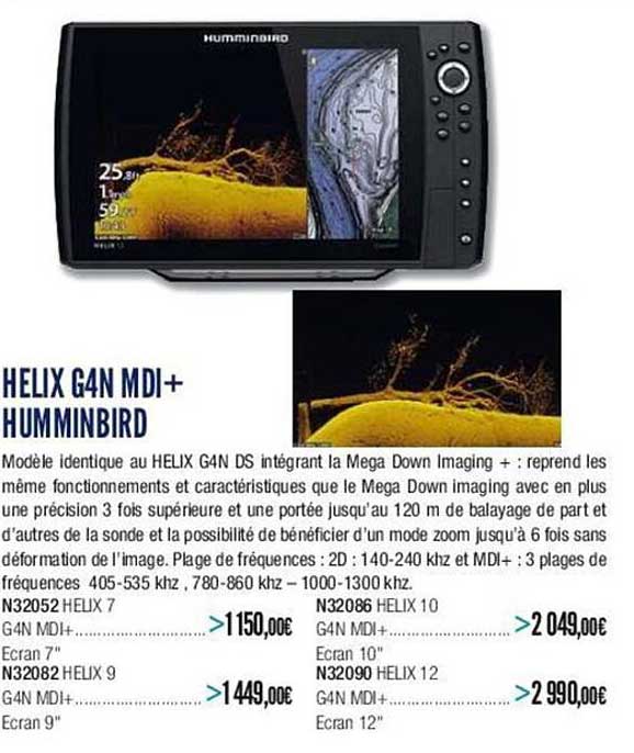 helix g4n mdi+ humminbird