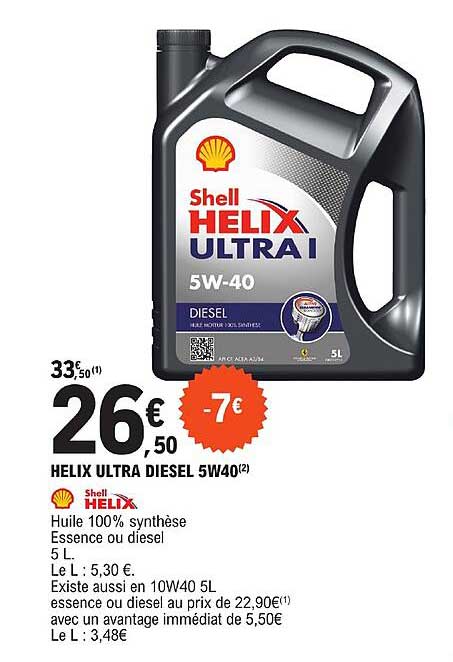 helix ultra diesel 5w40