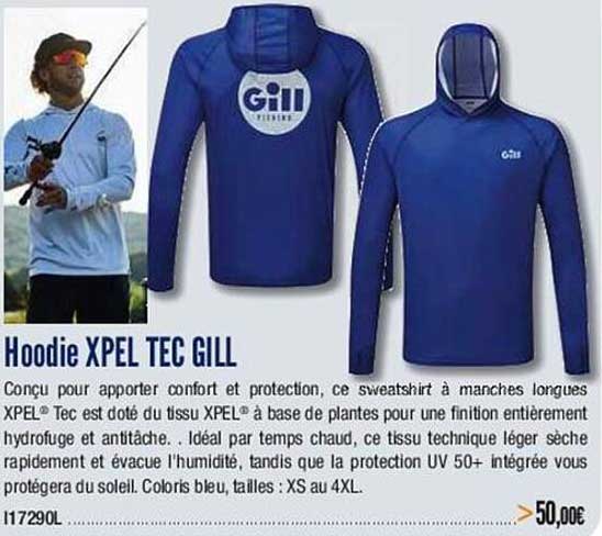 hoodie xpel tec gill