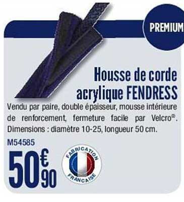 housse de corde acrylique fendress